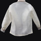Kids Harry Barong - Beige Pina Organza