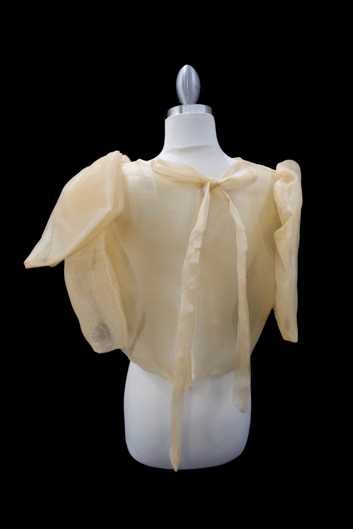 Mara Blouse w/ Bow - Pina Beige