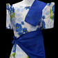 Girl's Balintawak Floral Dress - Blue