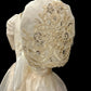 Girls Lace Applique Filipiniana Gown - Beige