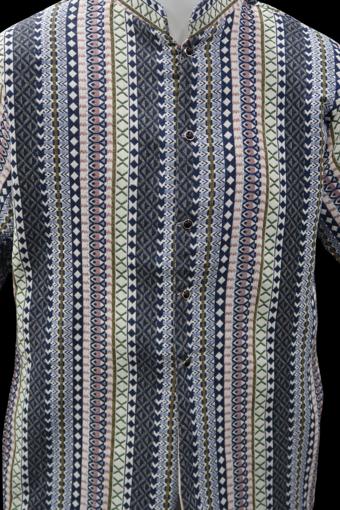 Yari Coat Barong - Blue Ethnic