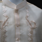 Short Sleeve Pina Organza Barong - Mateo