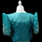 Tulle Crop Lace Bolero - Teal