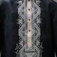 Dakila Barong - Black & Mocha Organza