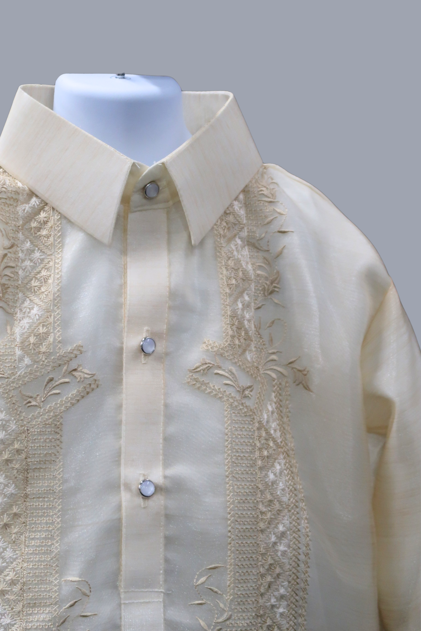 Kid's Pina Organza Barong - 09