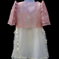 Kid's Crop Lace Bolero - Pink