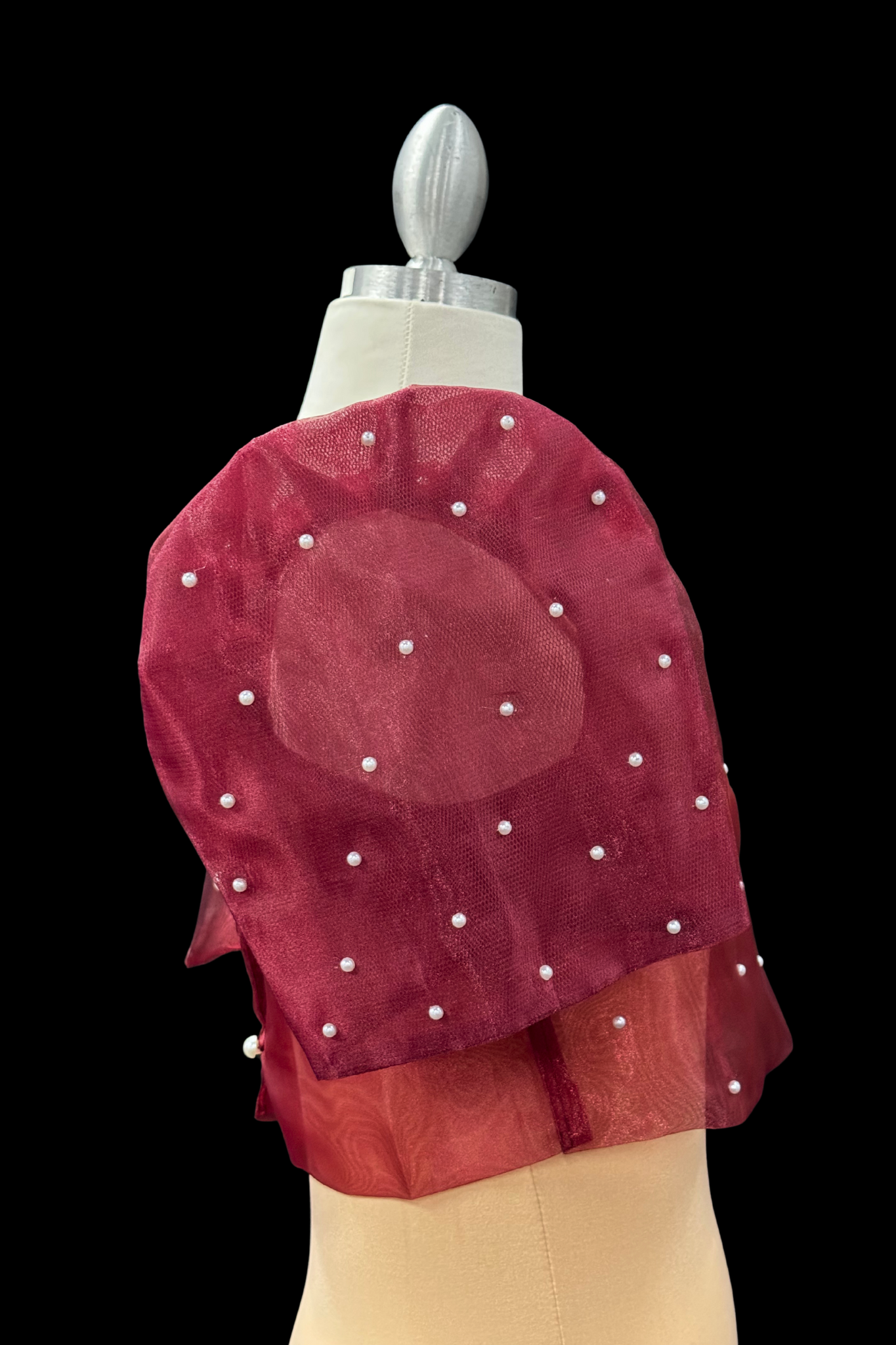 Modern Pearl Kimona 2.0 - Burgundy