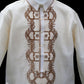 Kala Barong - Beige and Brown Organza
