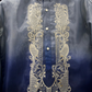 Navy Blue Ombre Organza Barong