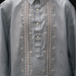 Light Gray Organza Barong - Sombra
