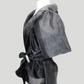 Black Mestiza Wrap Blouse