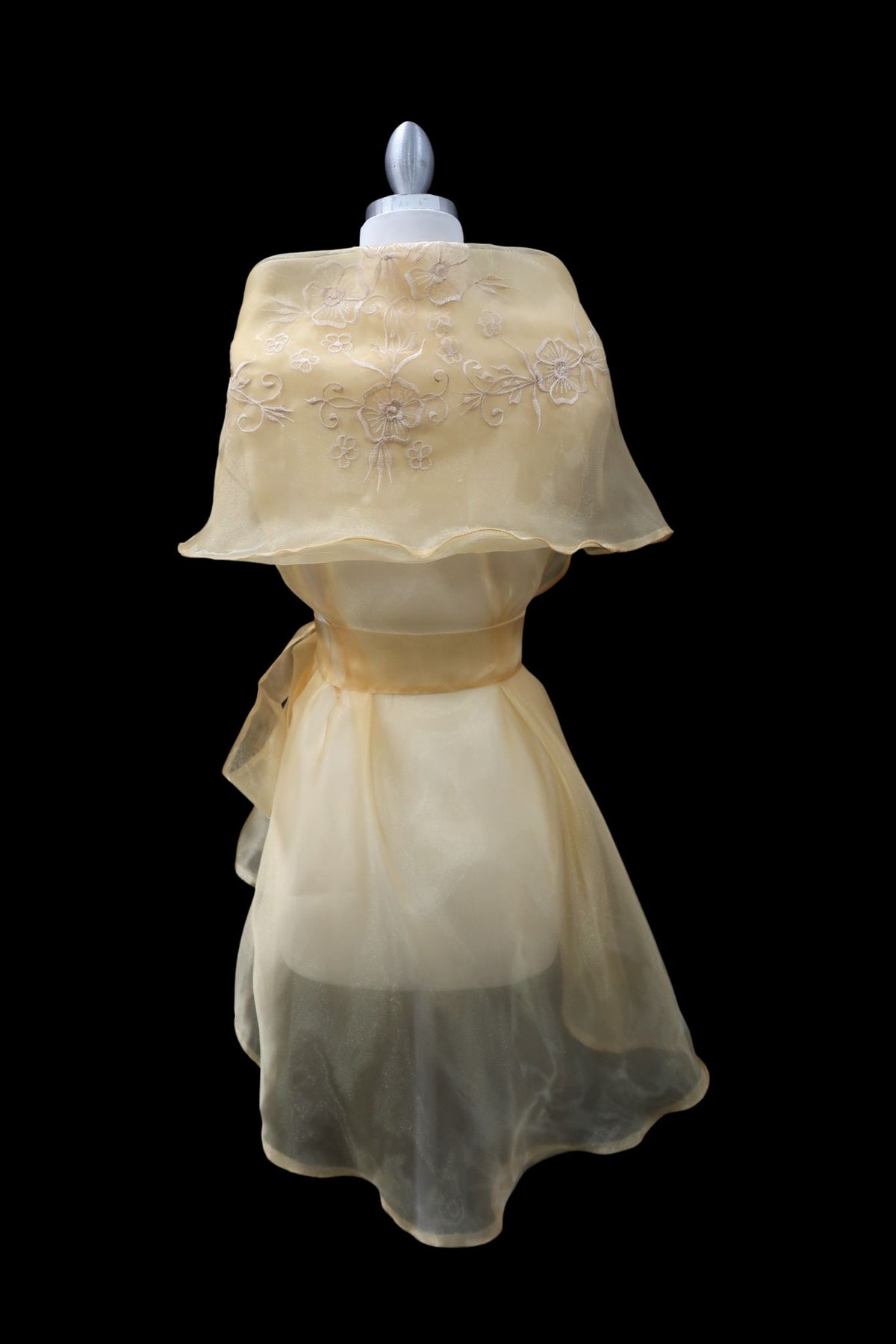 Embroidered Panuelo - Light Gold