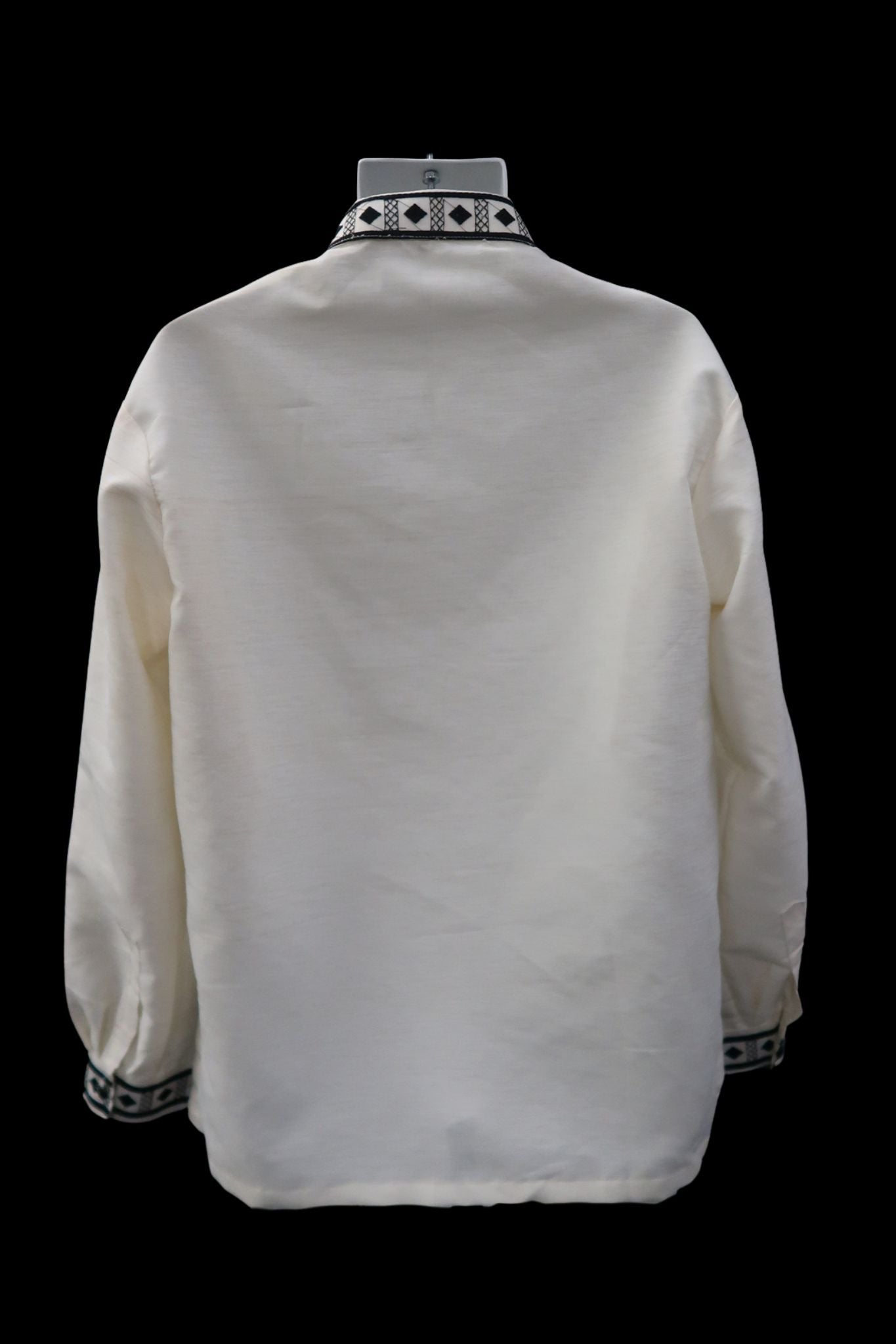 Tindig Barong - Beige & Black Premium Jusilyn