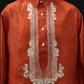 Red-Orange Organza Barong - Ezra