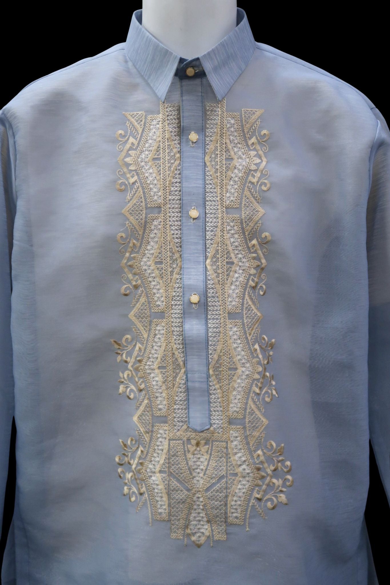 Himig Barong - Dusty Blue Premium Jusilyn