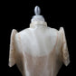 Amara Single Button Tulle Bolero - Light Mocha