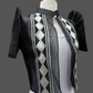 Diamond Single Button Bolero - Black