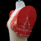 Crop Lace Bolero - Red