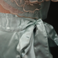 Satin Wrap Skirt - Sage Green