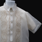 Jusi Short Sleeve Barong - Spade
