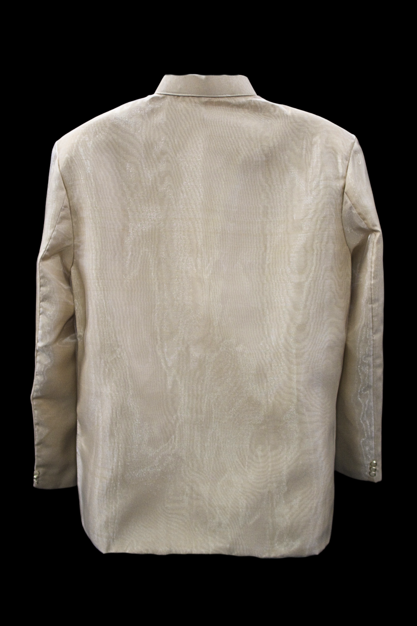 Mocha Organza Coat Barong - Manila Bloom