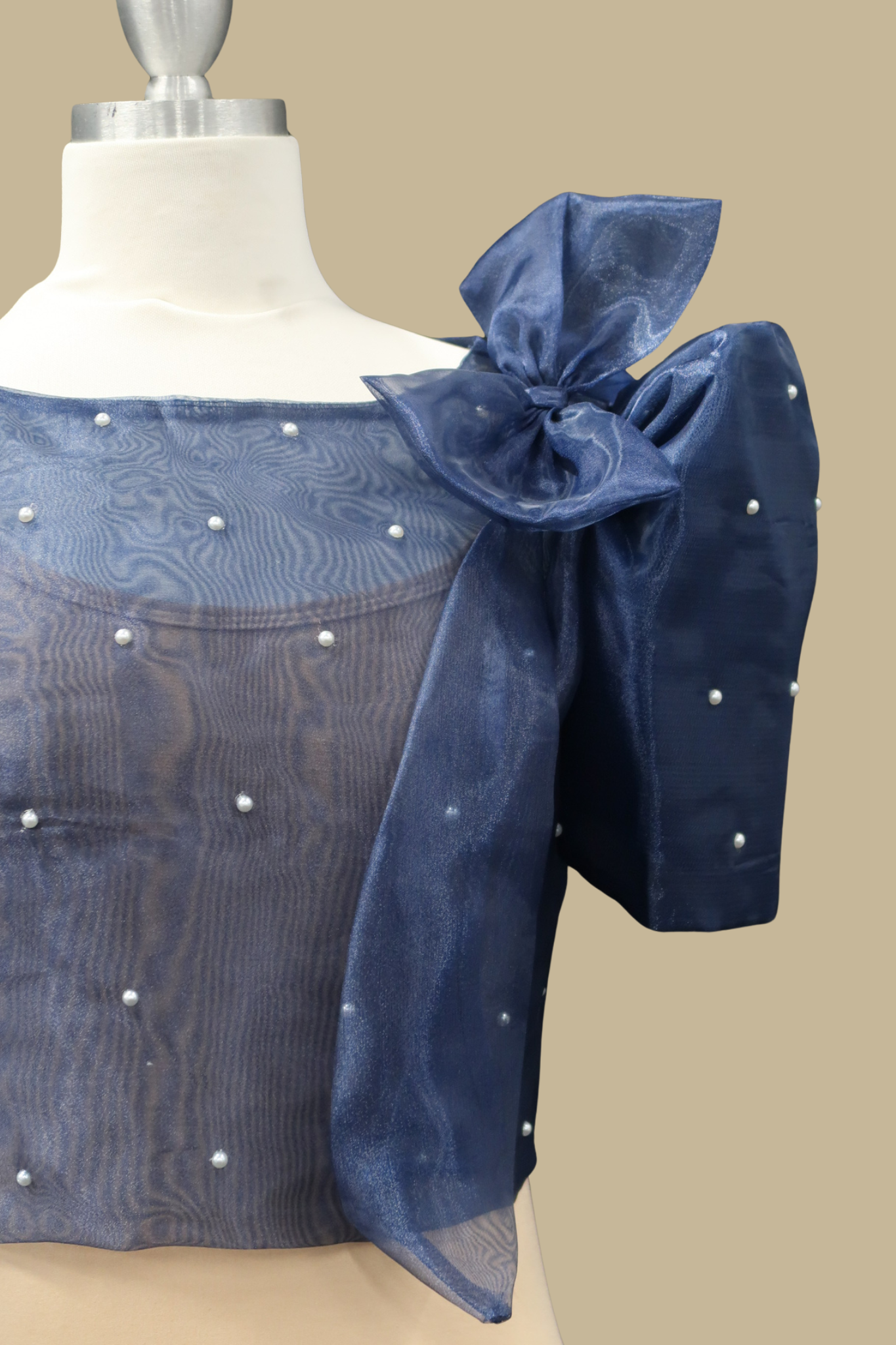 Modern Pearl Kimona 2.0 - Navy Blue