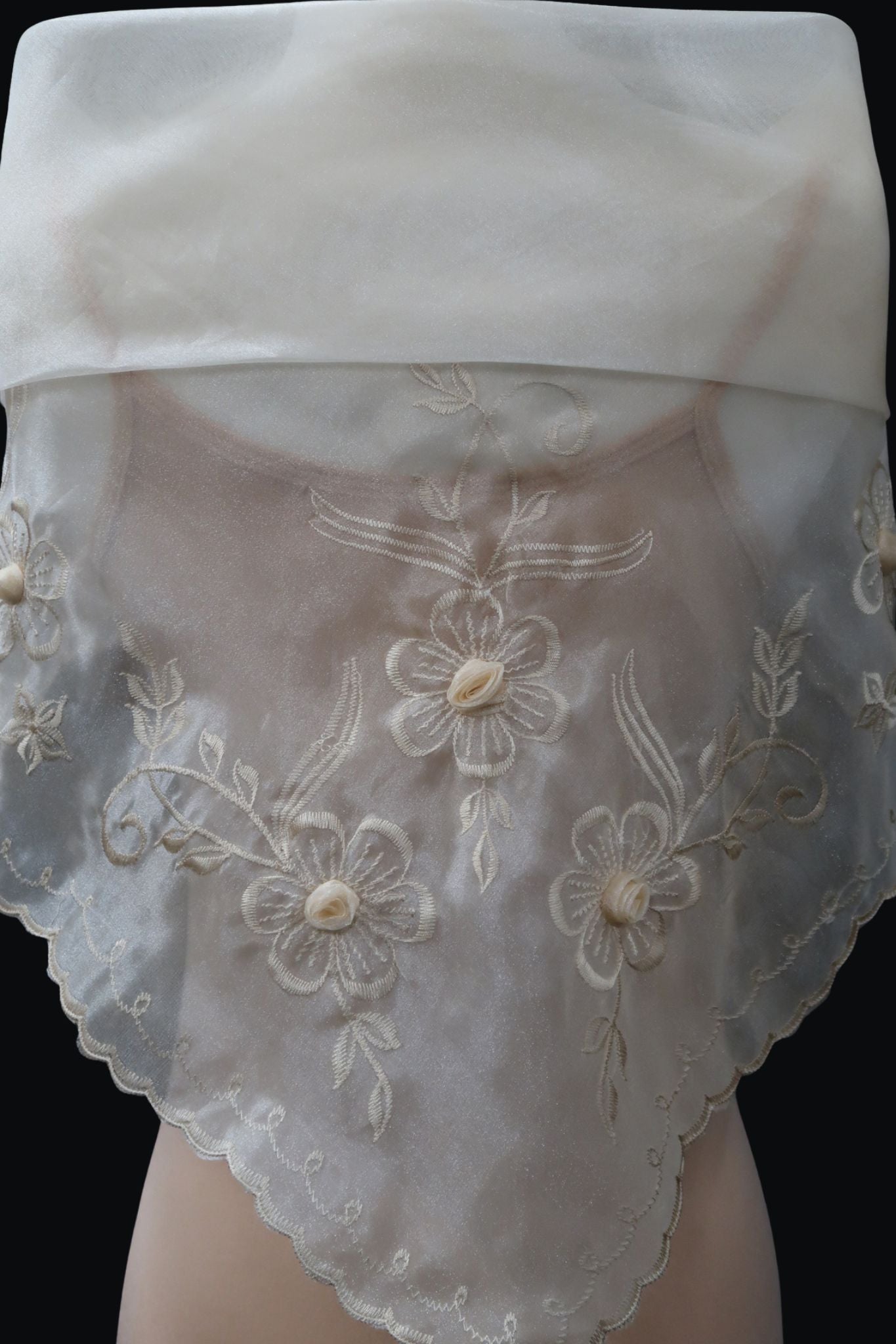 Embroidered Alampay - Beige