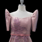 Taiwan Jusi Mestiza Gown - Old Rose