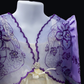 Kid's Crop Lace Bolero - Purple