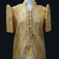 Divina Barong Dress - Matte Gold