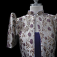 Jacquard Single Button Bolero - Purple/Gold