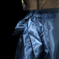 Satin Wrap Skirt - Navy Blue