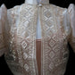 Amara Single Button Tulle Bolero - Light Mocha