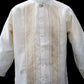 Palitan Barong - Traditional Beige Pina Organza