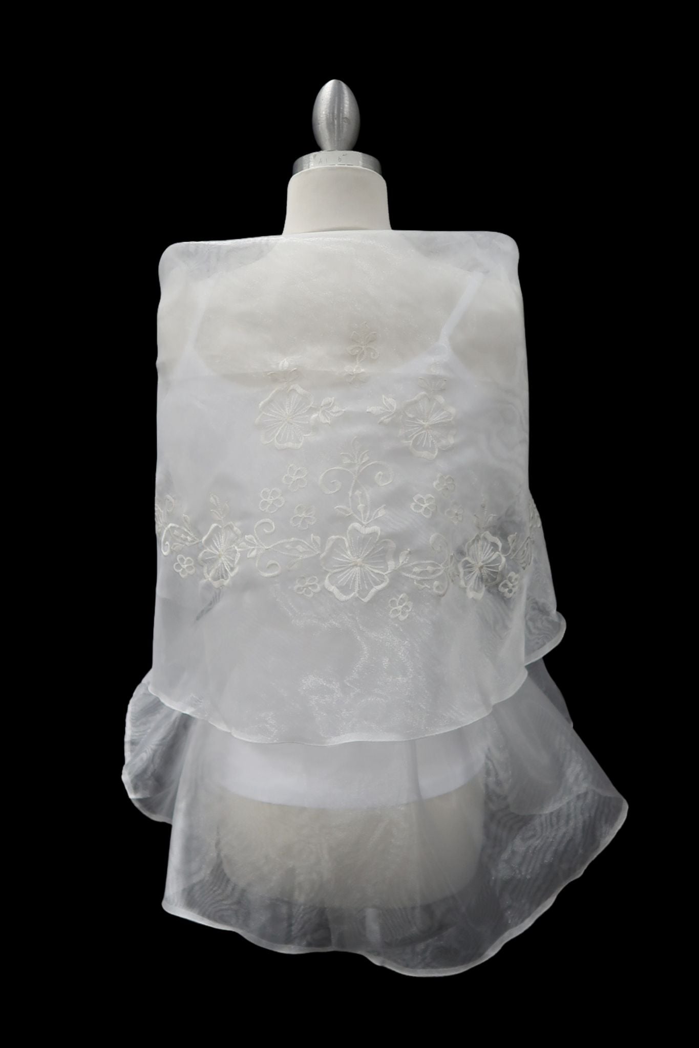 Embroidered Panuelo - Ivory