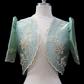 Crop Lace Bolero - Sage Green
