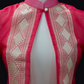 Diamond Single Button Bolero - Fuschia Pink
