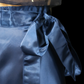 Satin Wrap Skirt - Navy Blue