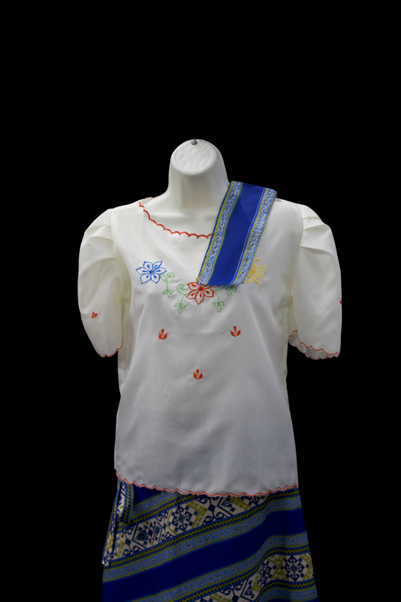 Adult Baro’t Saya Costume - Blue Ethnic