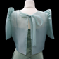 "Sarah" Bow Blouse & Midi Dress Set - Sage Green