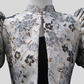 Jacquard Single Button Bolero - Black/Gray