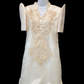 Satin Barong Dress - Beige 2
