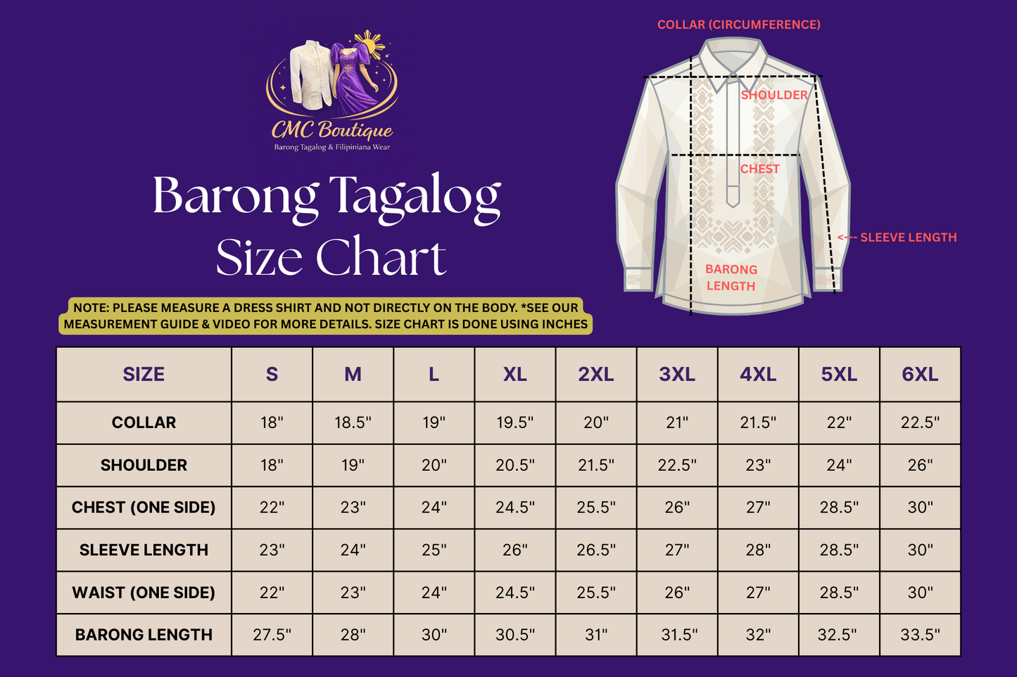 Lorenzo Barong - Light Gray Organza