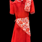 Girl’s Balintawak Dress - Red/Floral