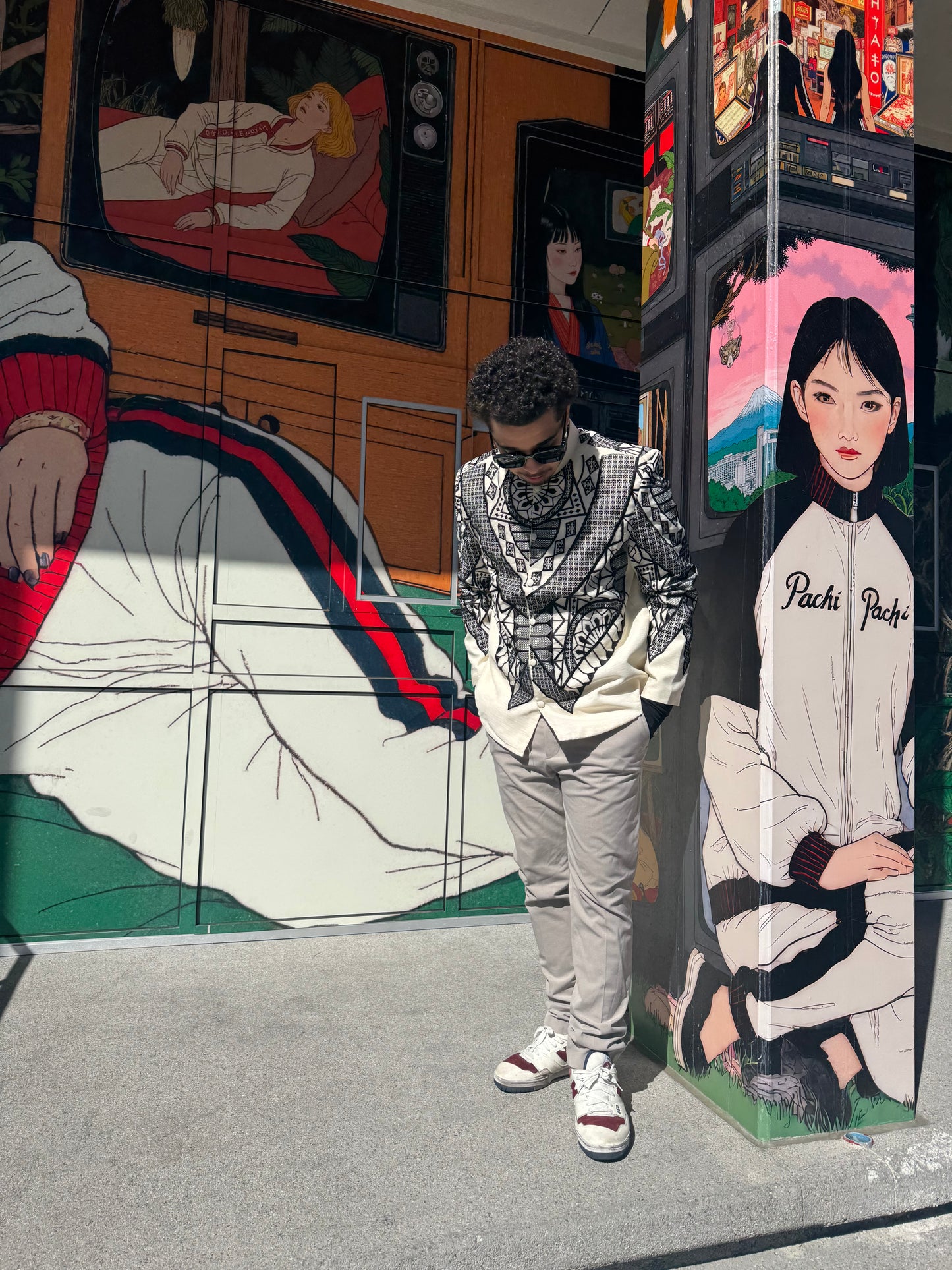 Haligi 3D Coat Barong - Beige/Black Jusilyn