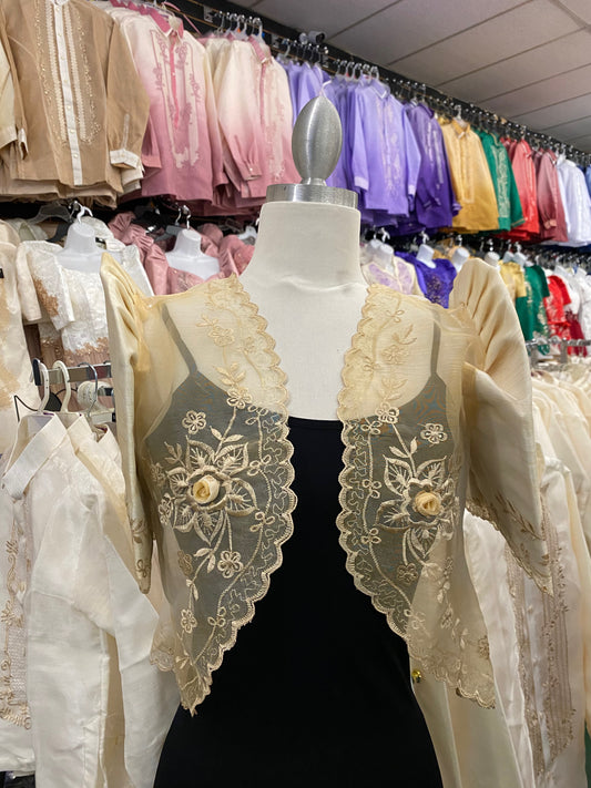Beige Lace Bolero